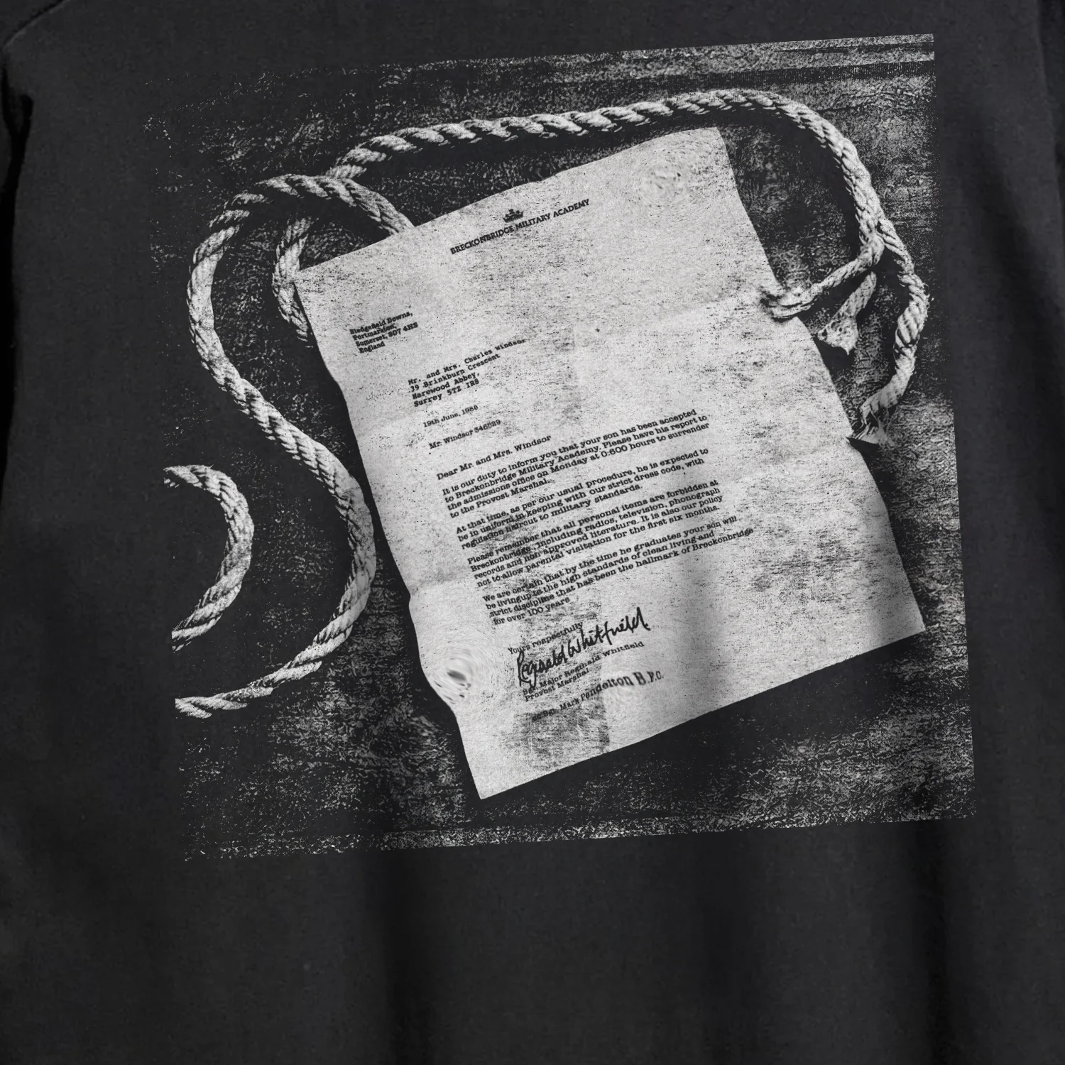 1988 Slayer 'Mandatory Suicide' Vintage Washed Black Promo Tee - Image 4