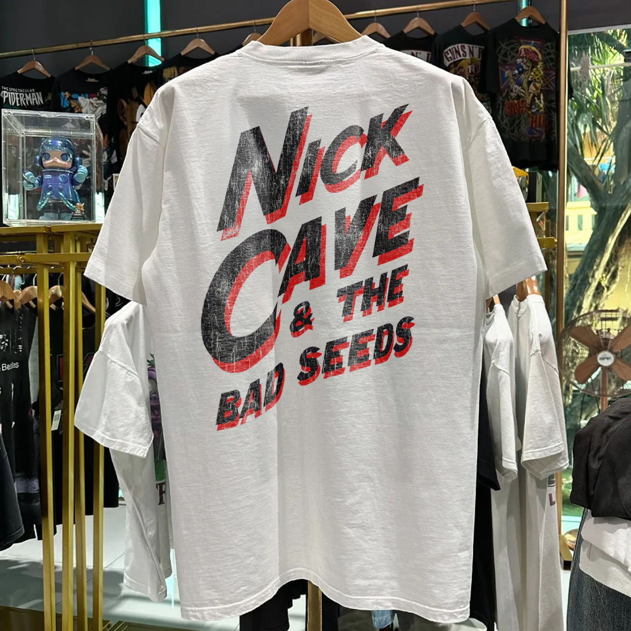 1992 Nick Cave And The Bad Seeds 'Henry'S Dream' Rare Washed White T-Shirt - Image 2