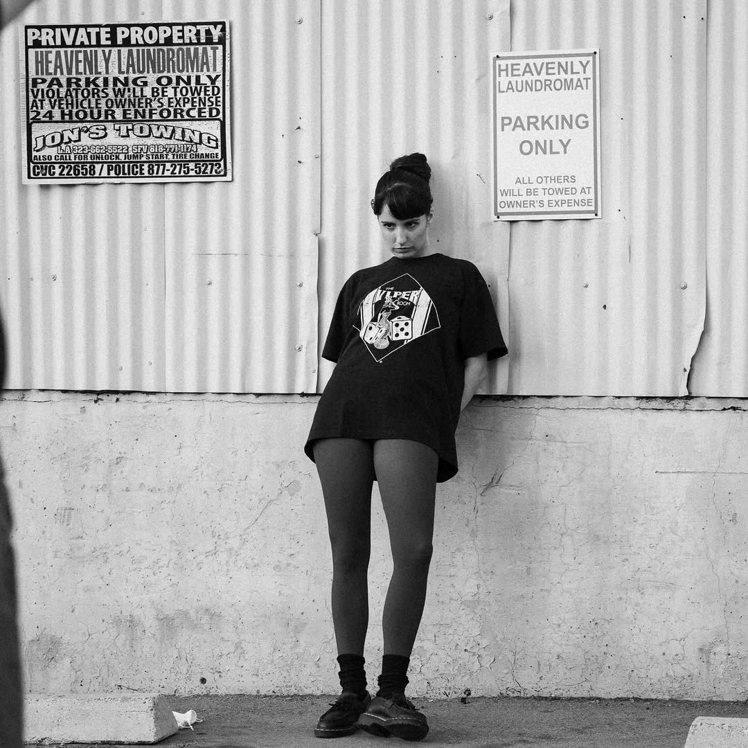 1993 The Viper Room Rare Washed Black T-Shirt - Image 4