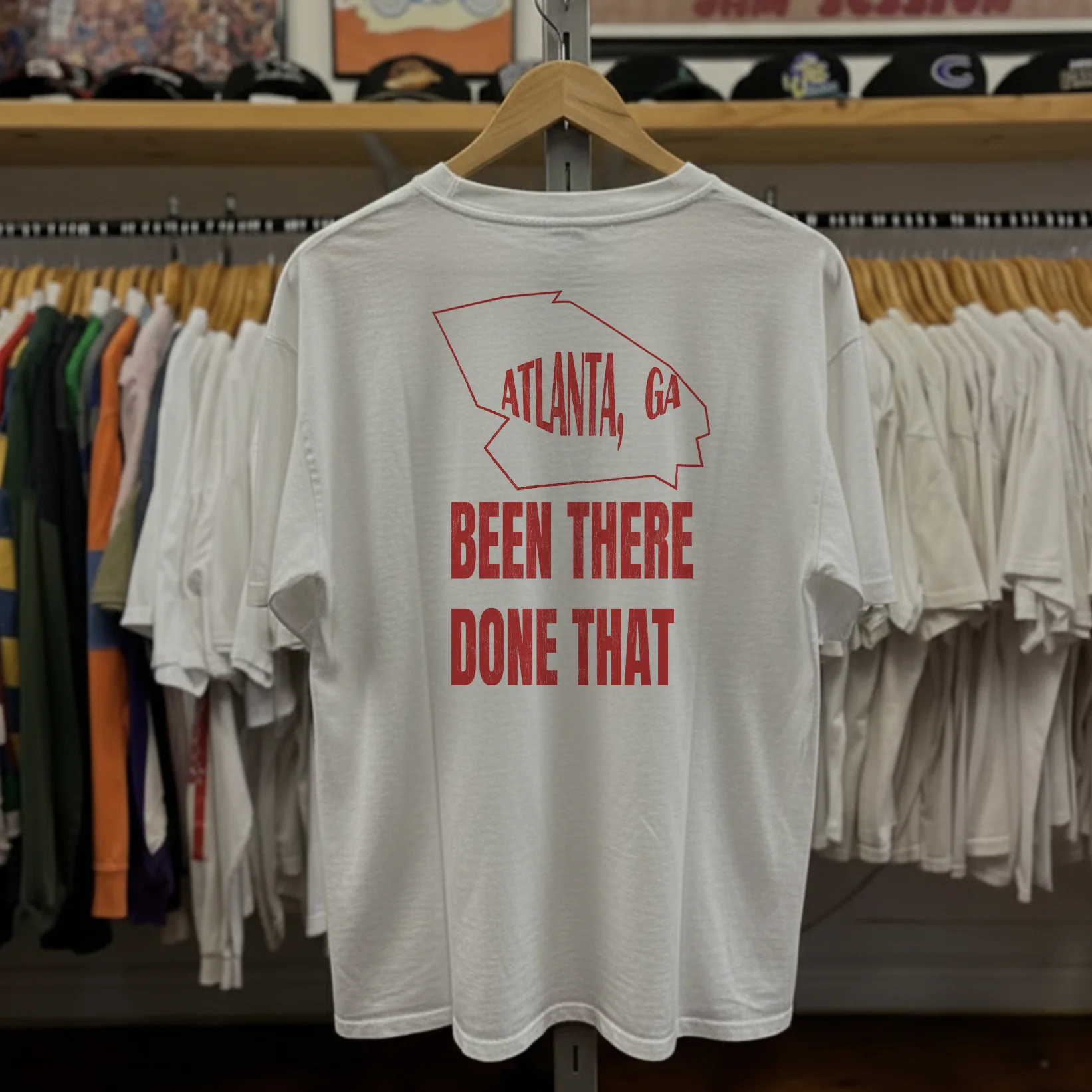 1997 Freaknik Washed White Tee - Image 2