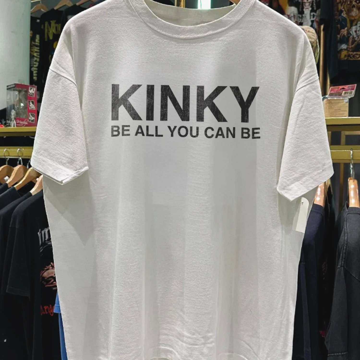 1999 Kinky Washed White Tee - Image 4