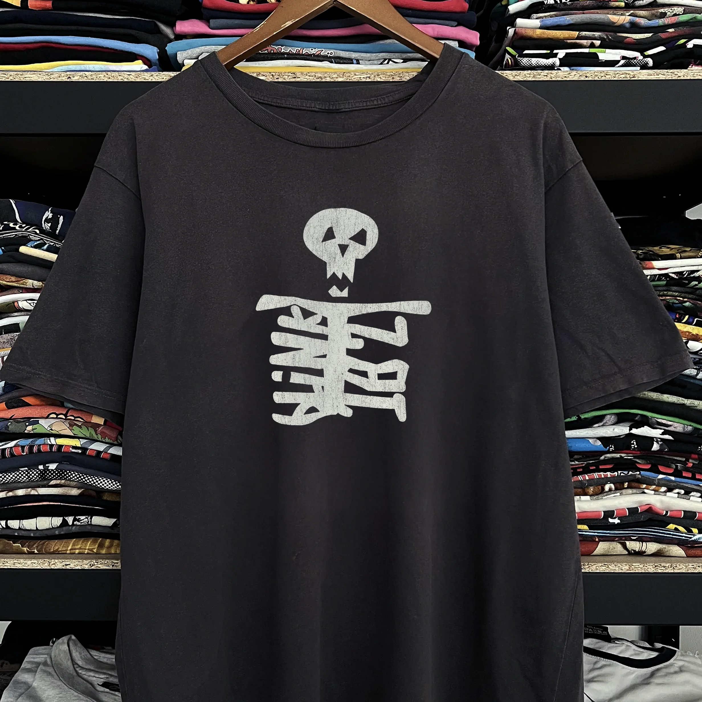 2004 Blink 182 Take Off Your Pants And Jacket Tour Washed Black Tee - Image 2