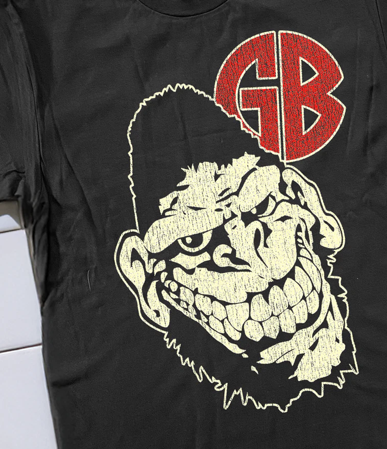 90's Gorilla Biscuits Black Washed T-Shirt - Image 2