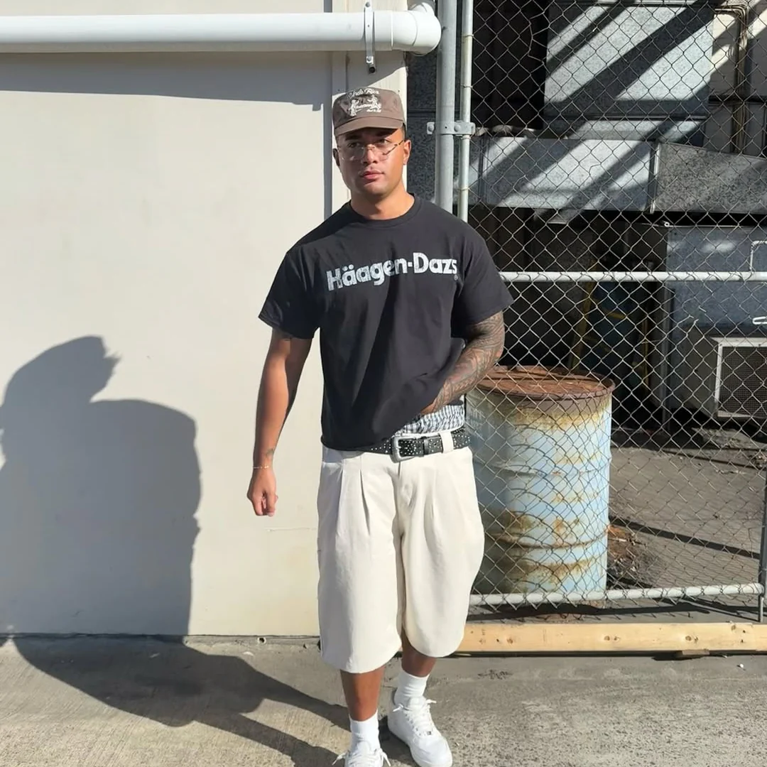 90s Haagen-Dazs Ultra Rare Washed Black T-Shirt - Image 3