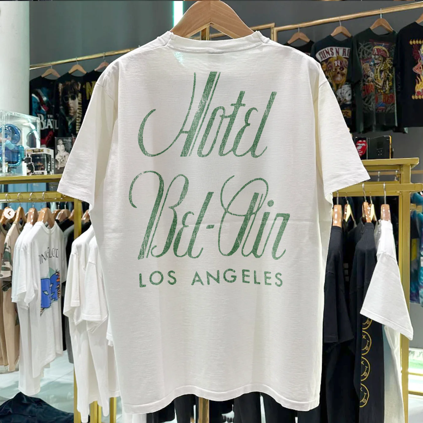 90s Hotel Bel-Air Rare Washed White T-Shirt