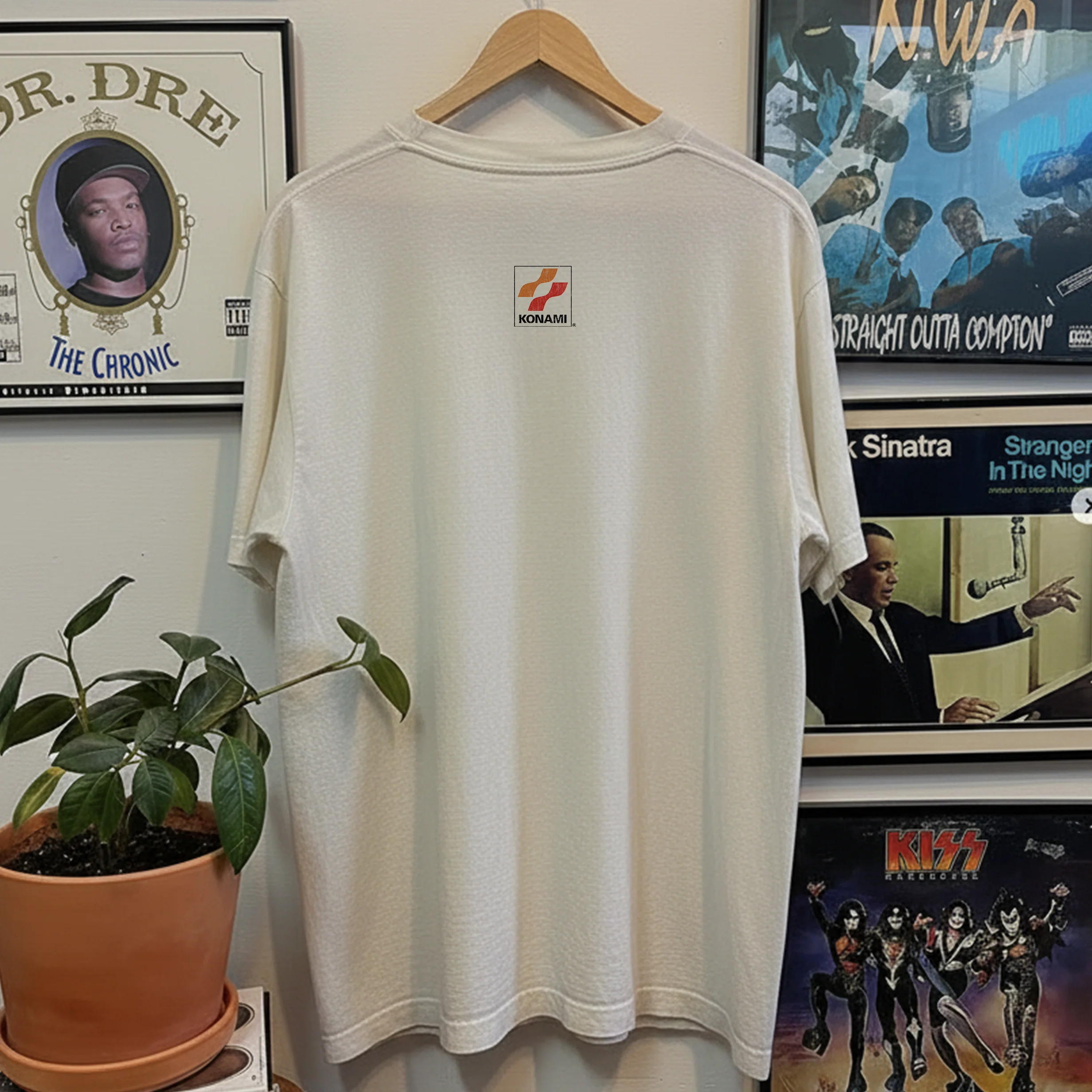 90s Metal Gear Solid Washed White Tee - Image 2