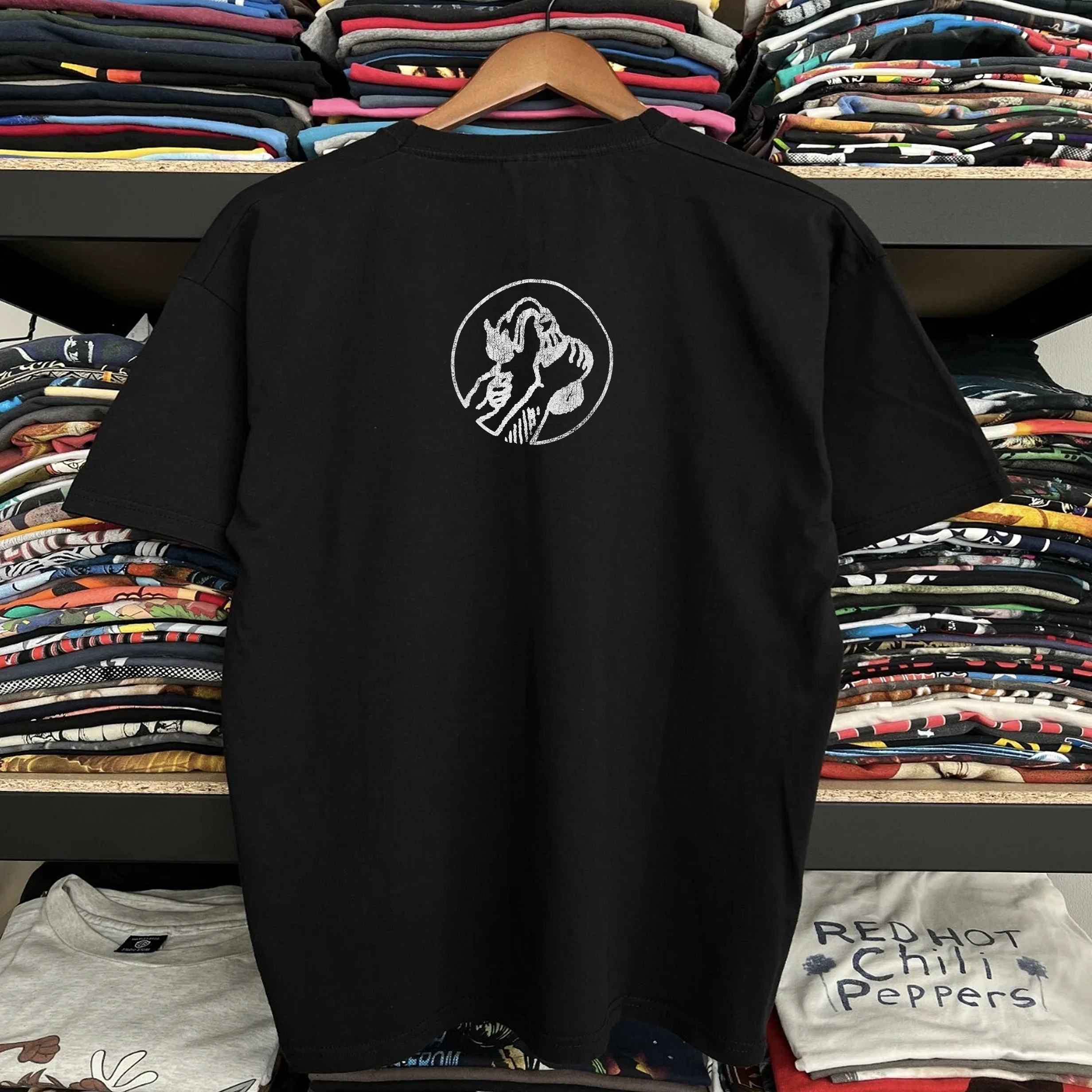 90s Rage Against The Machine Washed Black Tee - Image 2