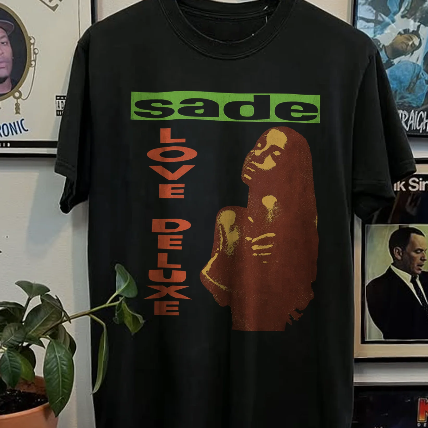 92 Sade Love Deluxe Washed Black Tee - Image 2