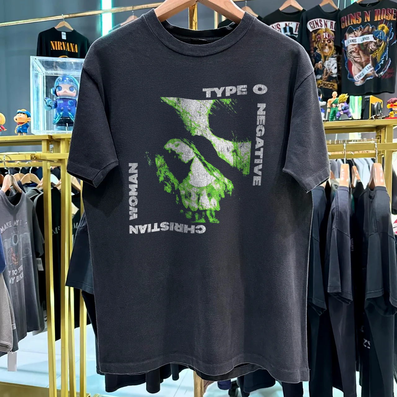 96 Type O Negative Love Me To Death Rare Washed Black T-Shirt