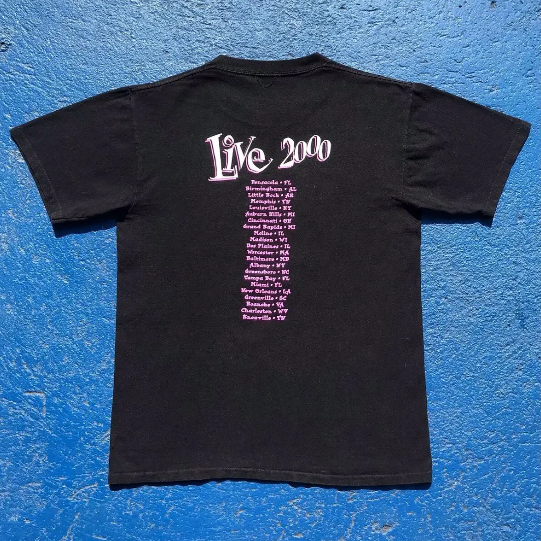 Britney Spears Live 2000 - Vintage Black T-Shirt - Image 2