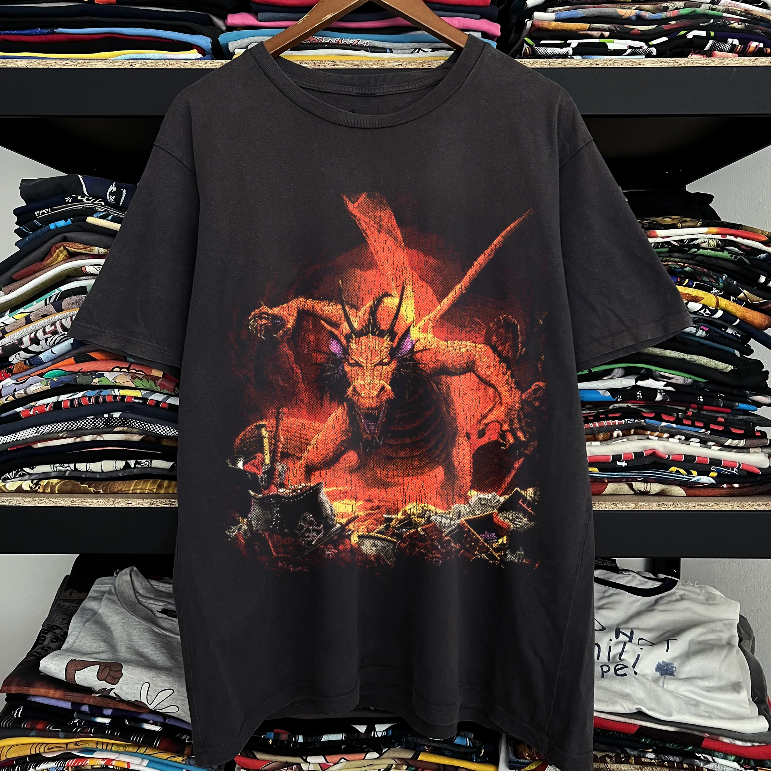 D&D Dragon Washed Black Tee - Image 2