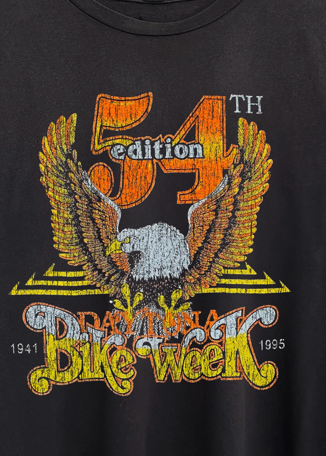 Eagle Bike Week Washed Black Tee - Image 2