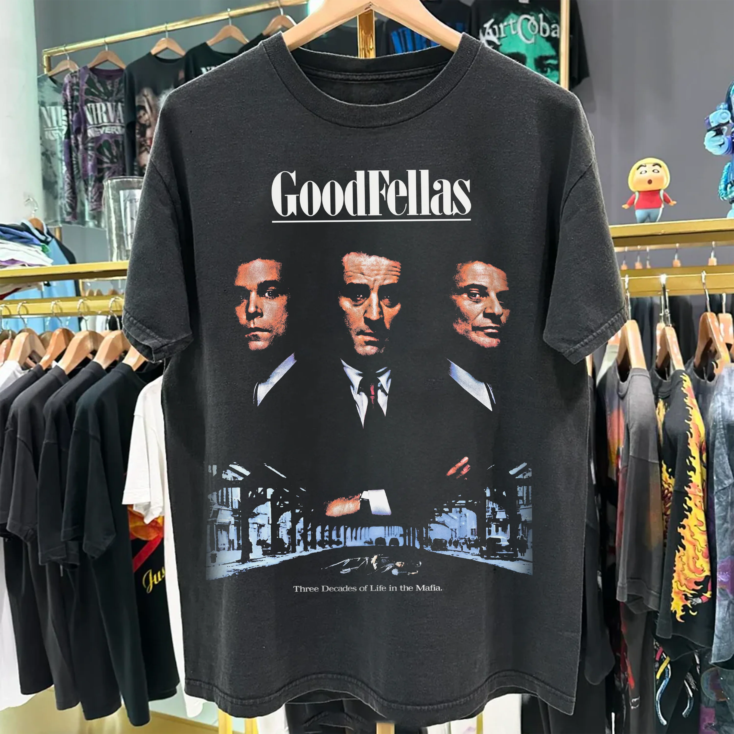 Goodfellas Washed Black Tshirt