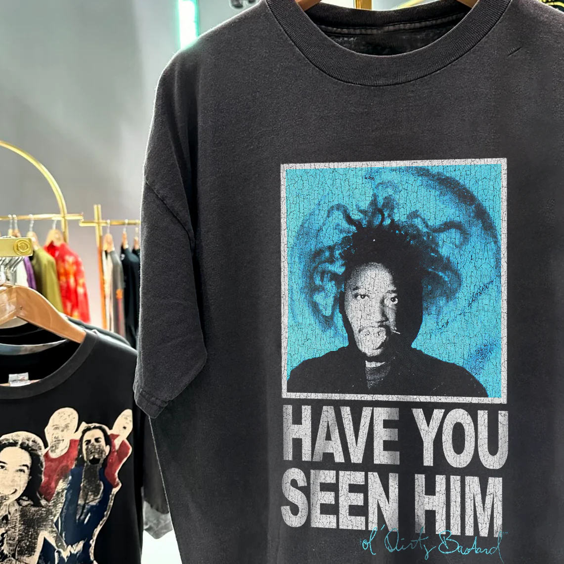 Have You Seen Him Odb 90's Promo Black T-Shirt - Image 2