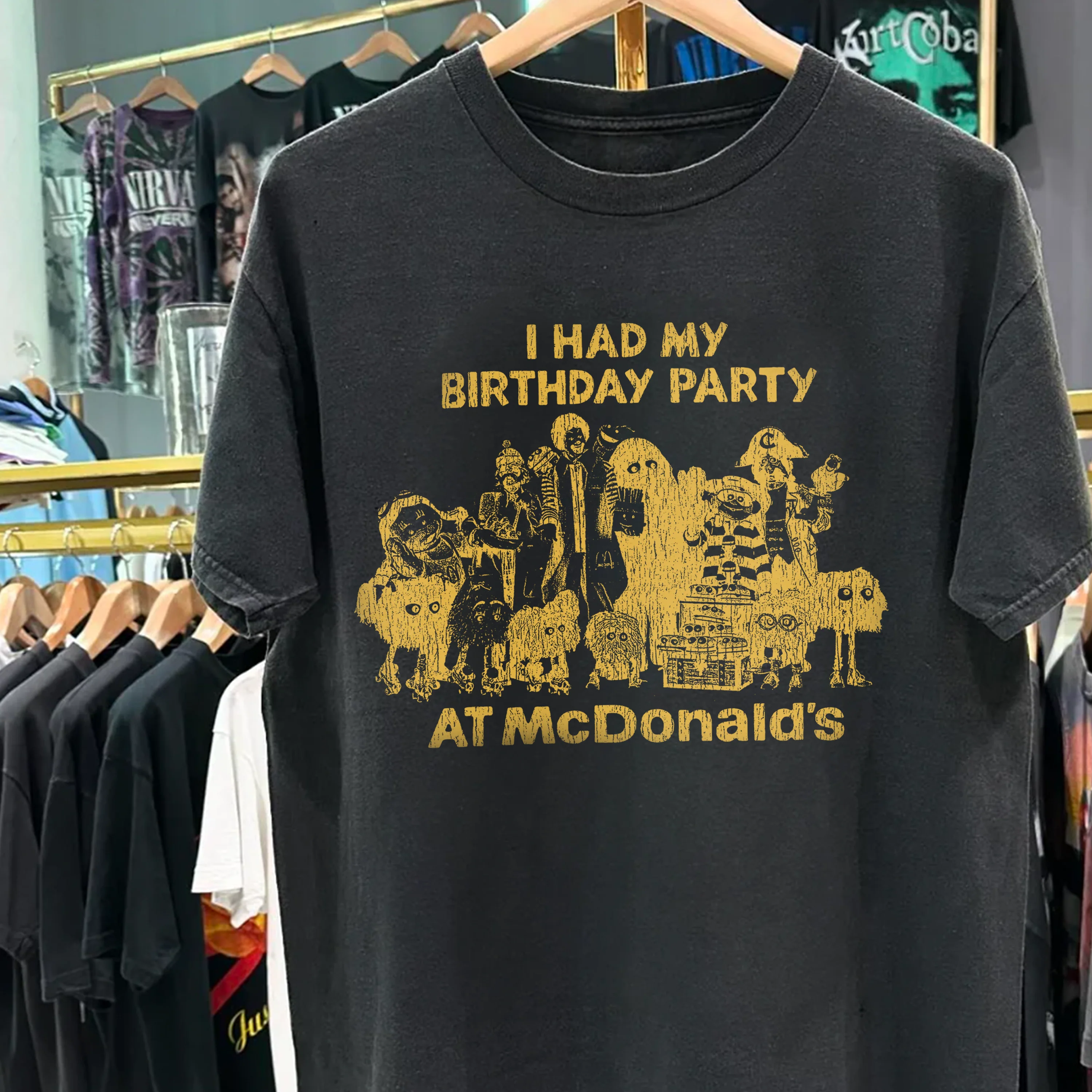 I had my birthday party at Mc Donald's Heavyweight Black - Image 2
