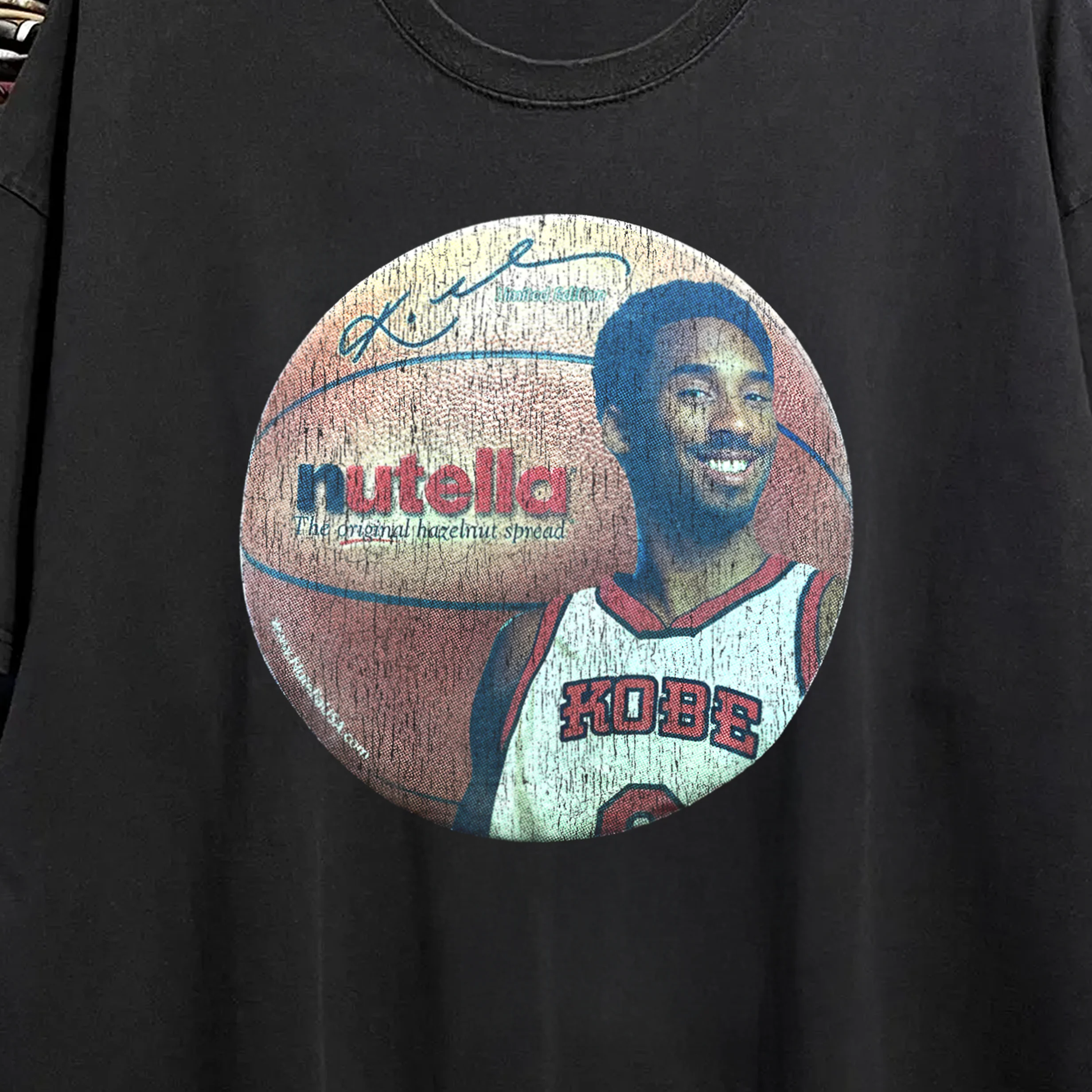 Kobe Nutella Washed Black Tee - Image 2