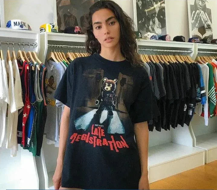 Late Registration Washed Black T-Shirt - Image 2