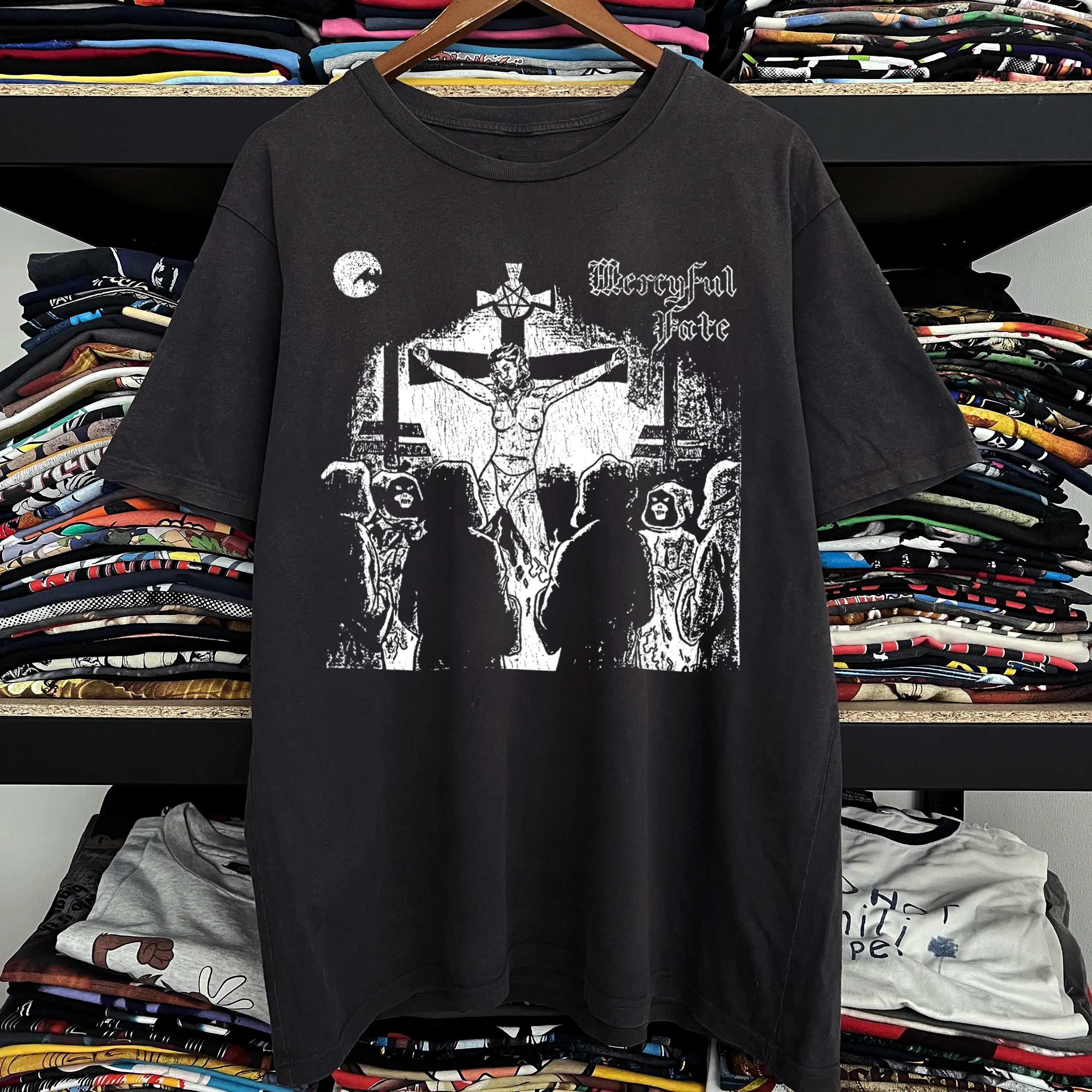 Mercyful Fate Washed Black Tee
