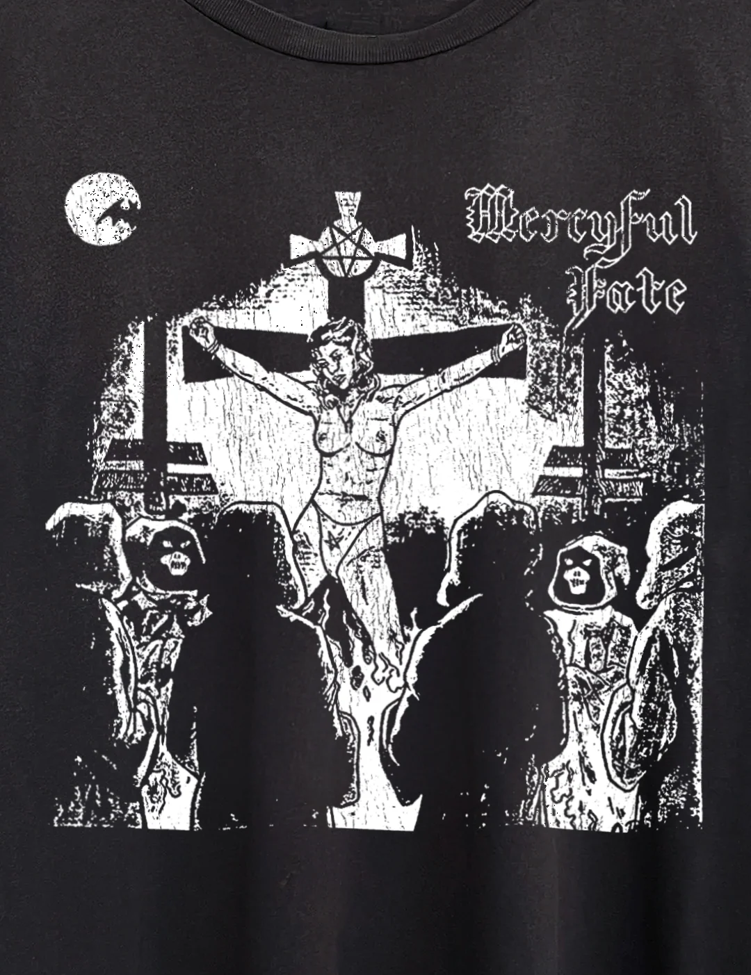 Mercyful Fate Washed Black Tee - Image 2