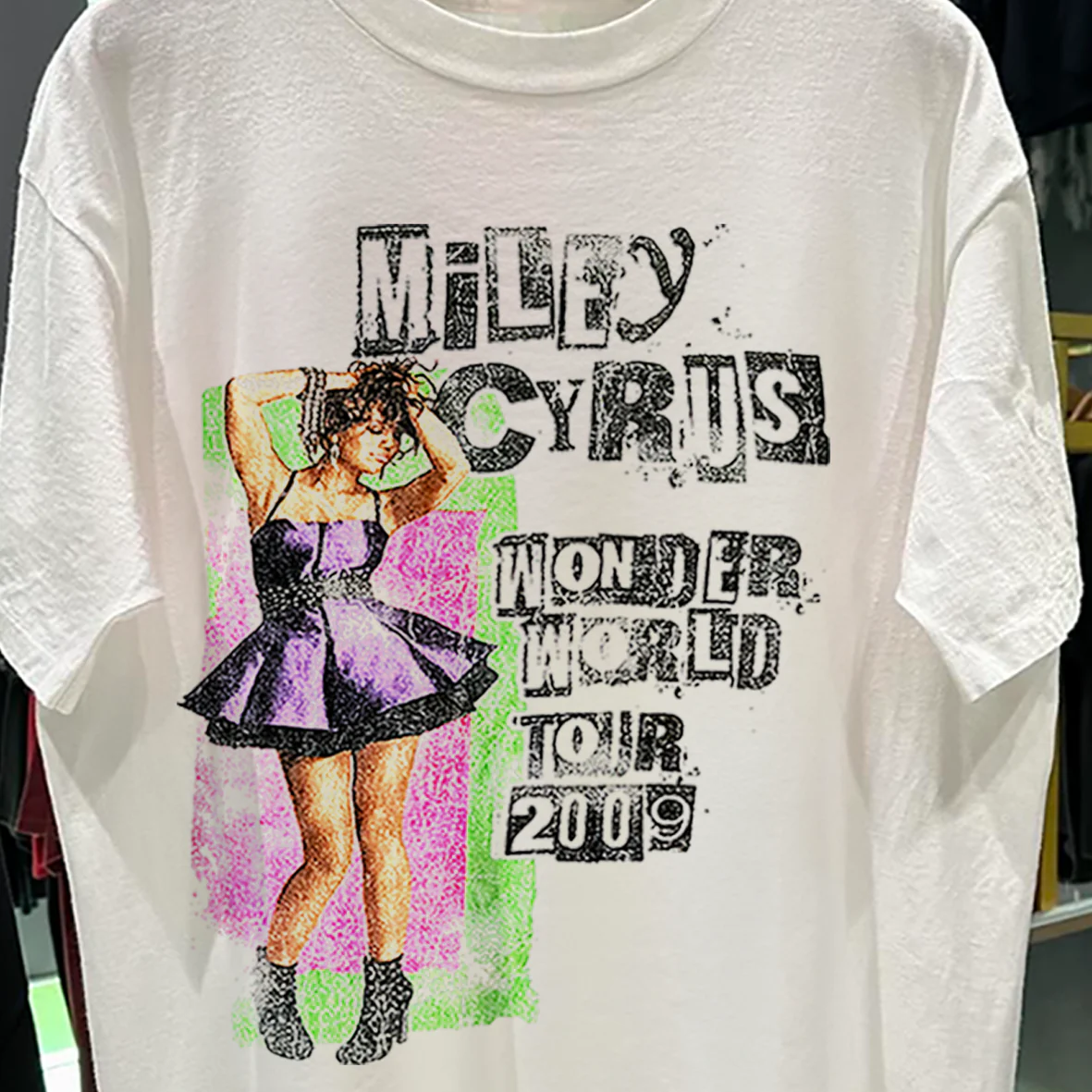 Mile-Y 'Wonder World Tour' 09 White T-Shirt - Image 2