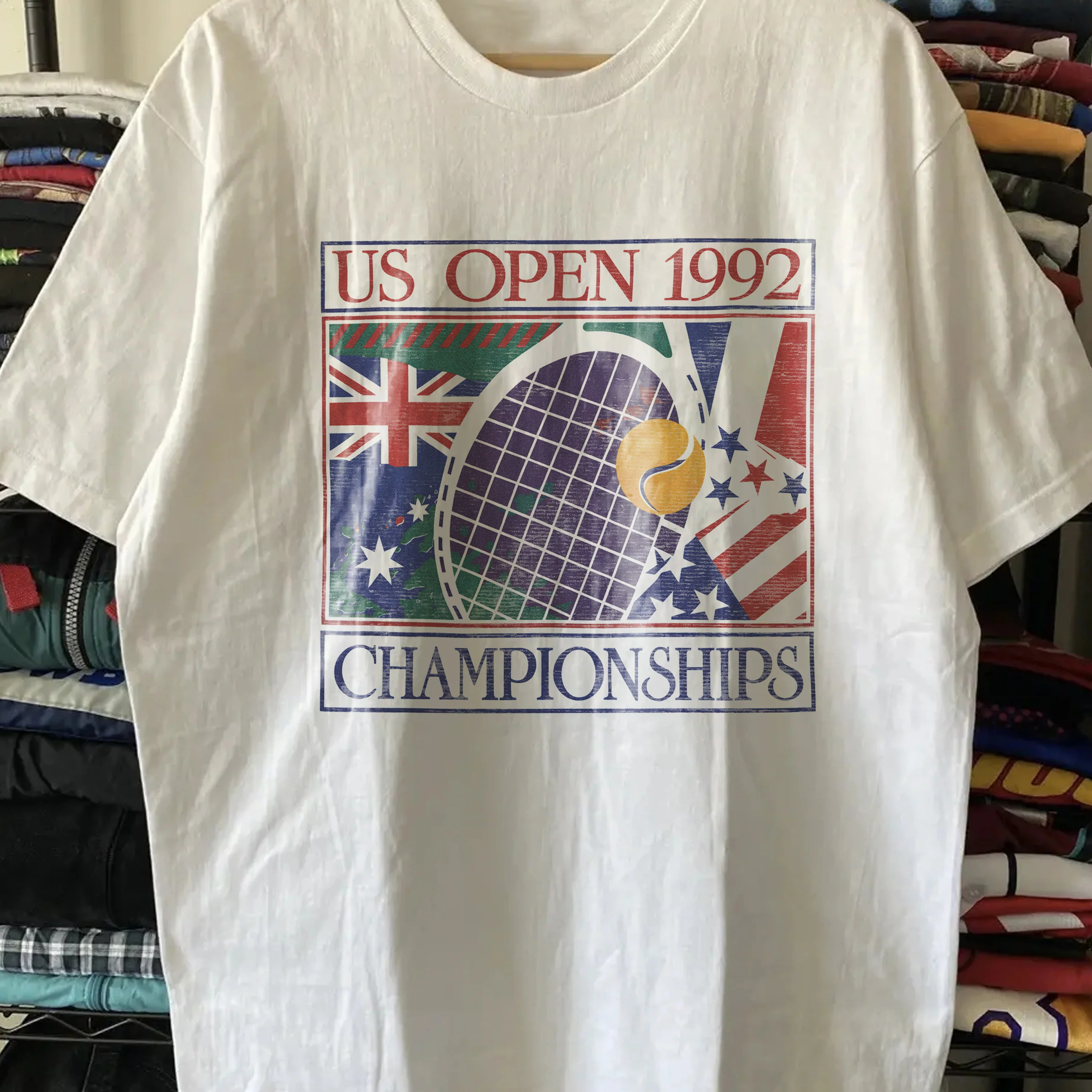 Official US Open 92 Washed White Tee - Image 2