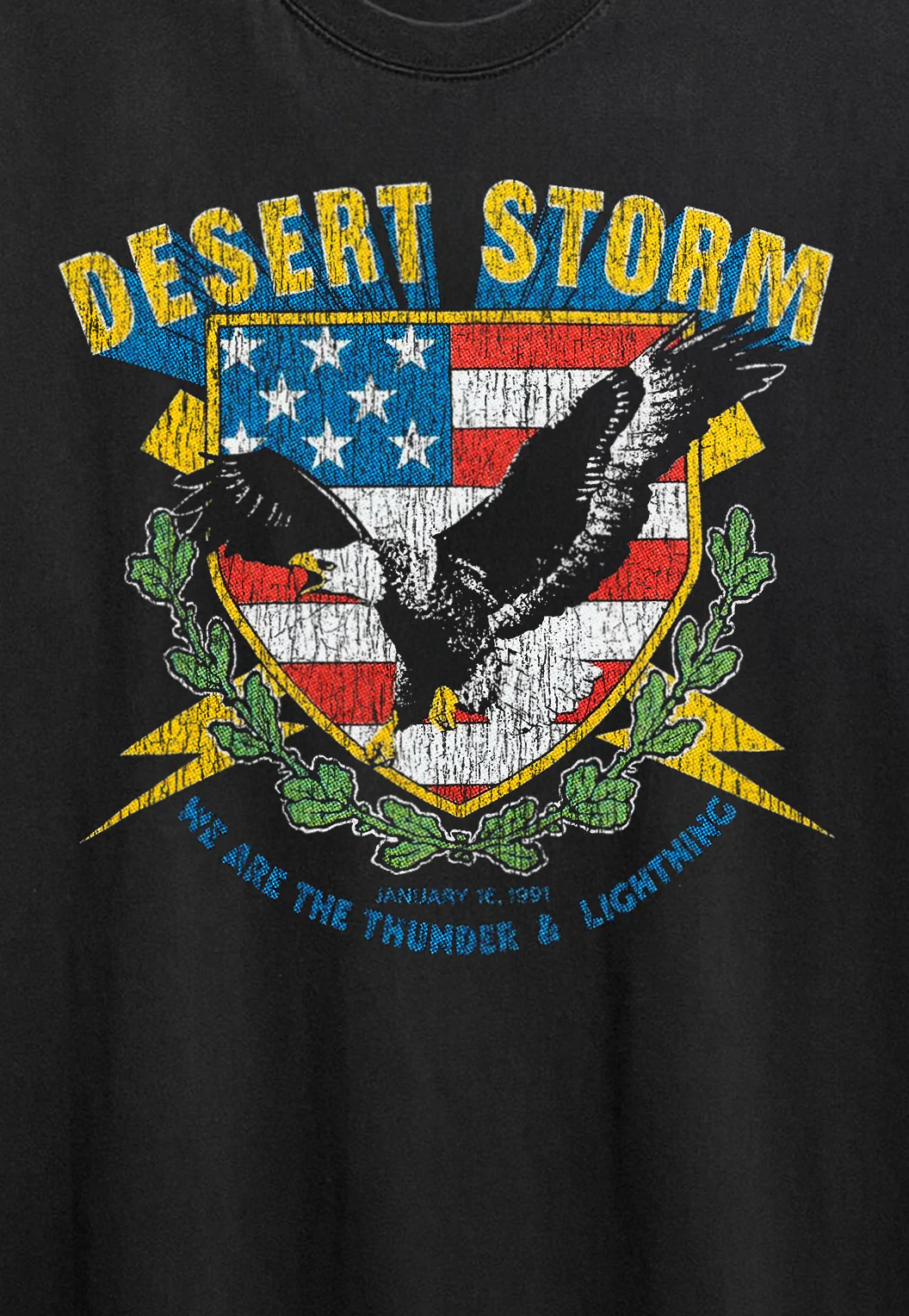 Rare Desert Storm Washed Black Tee - Image 2