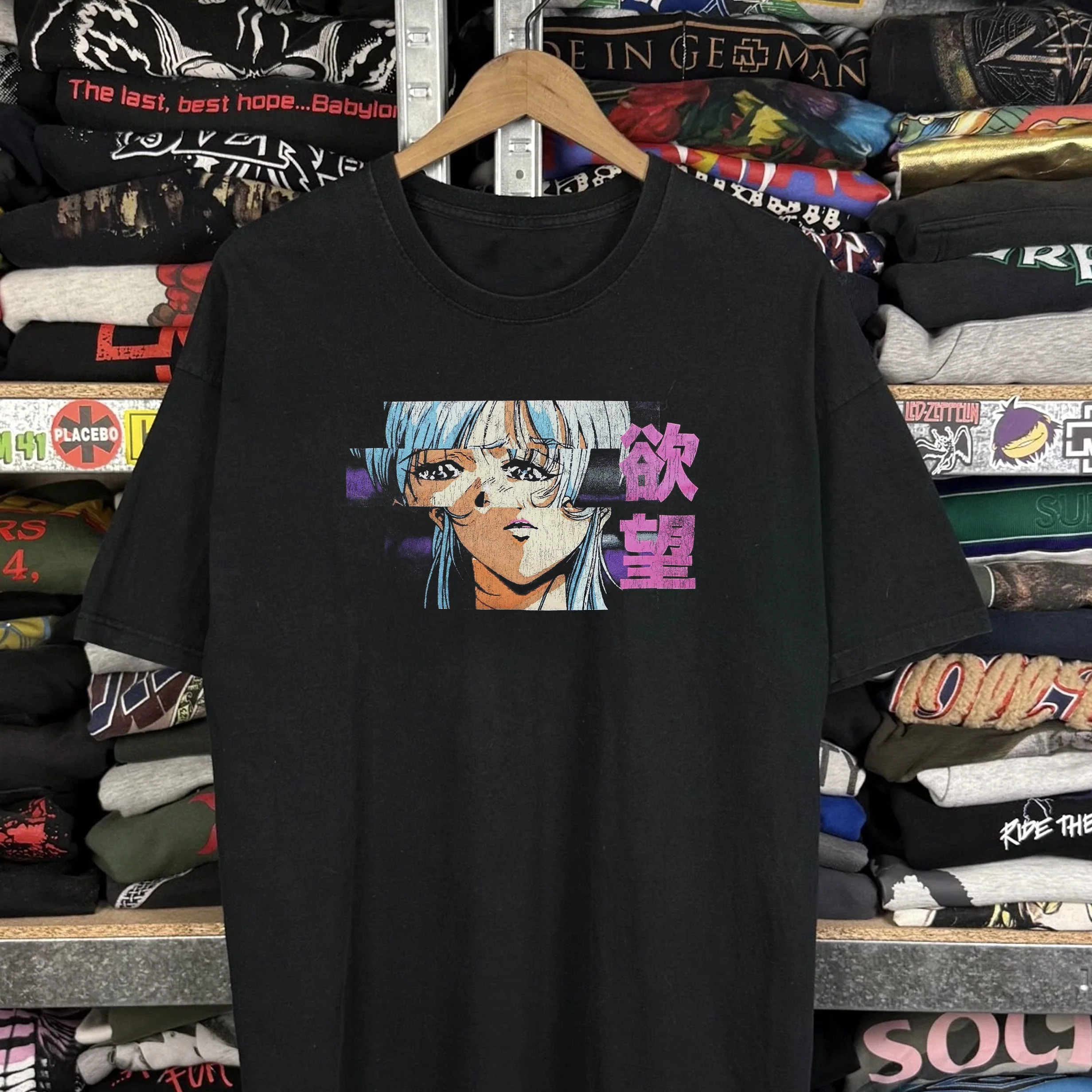 Rare Macross II Washed Black Tee - Image 2