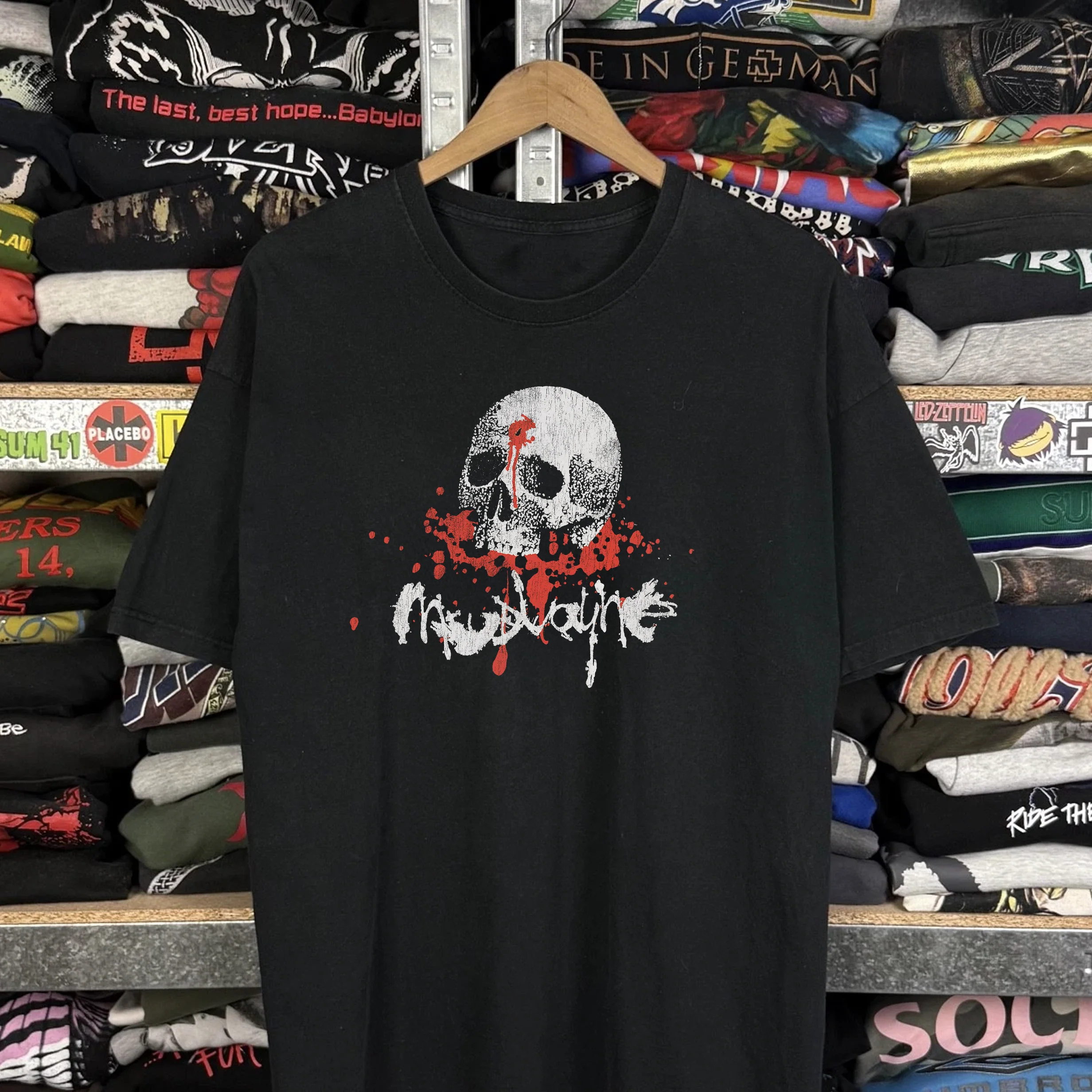 Rare Mudvayne Washed Black Tee - Image 2