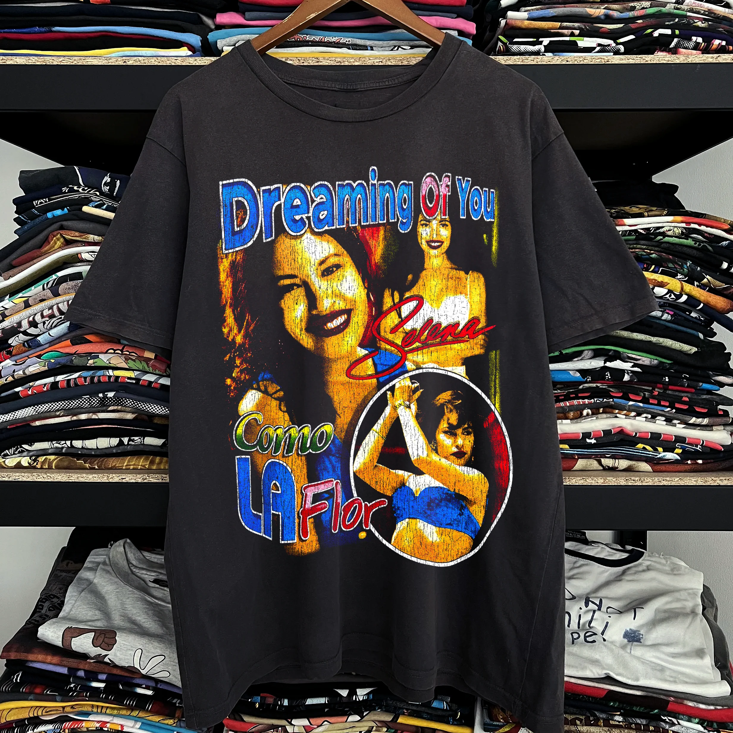 Rare Selena Boot Washed Black Tee