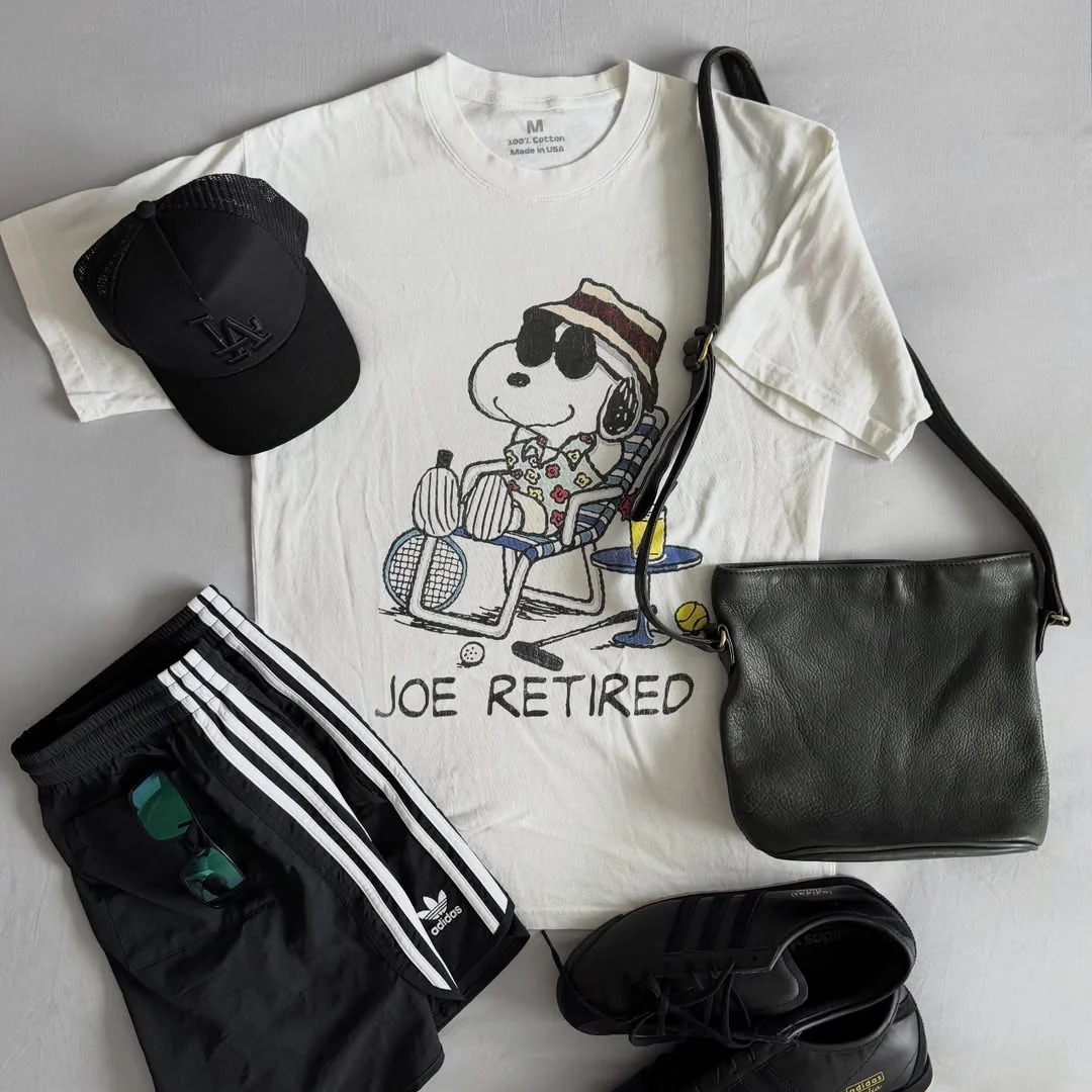 Rare Snoopy Joe Retired Washed White Tee - Image 3