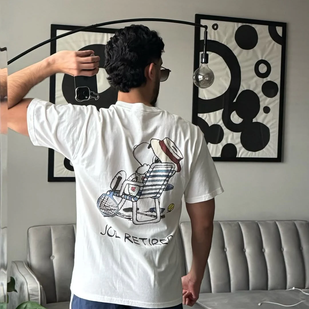 Rare Snoopy Joe Retired Washed White Tee - Image 4