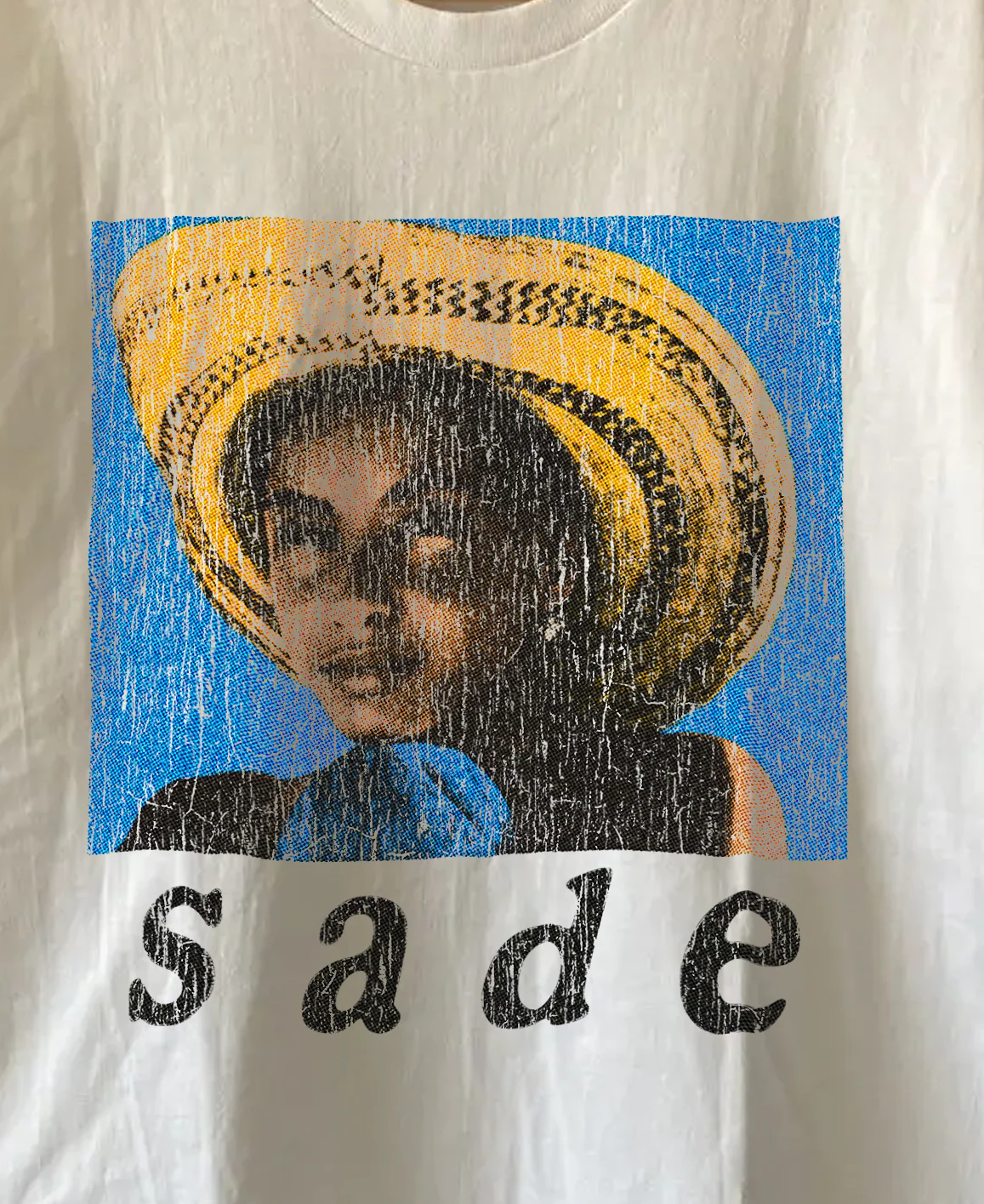 Sade Washed White Tee - Image 2