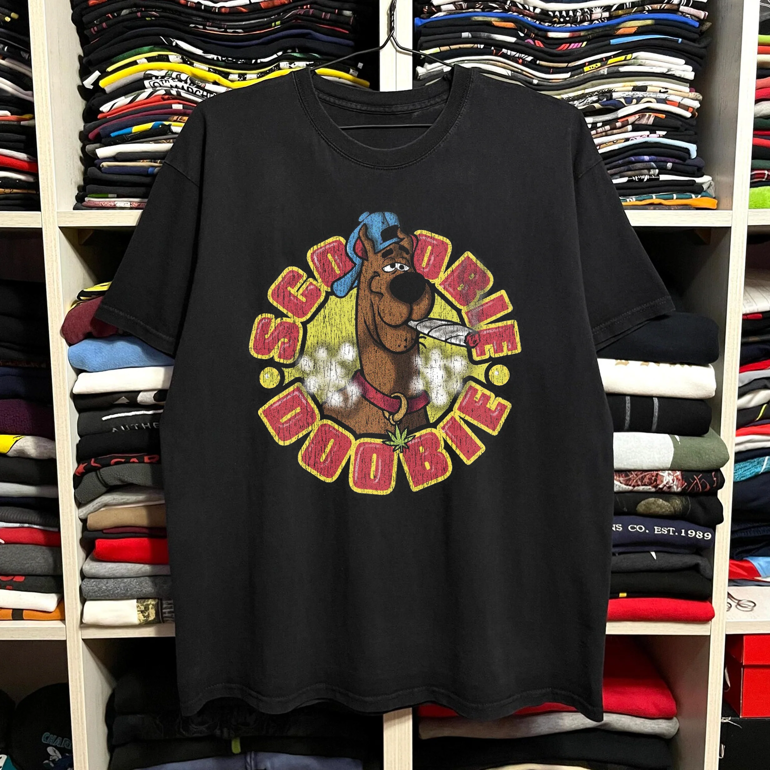Scoobie Doobie Washed White Parody Tee - Image 3