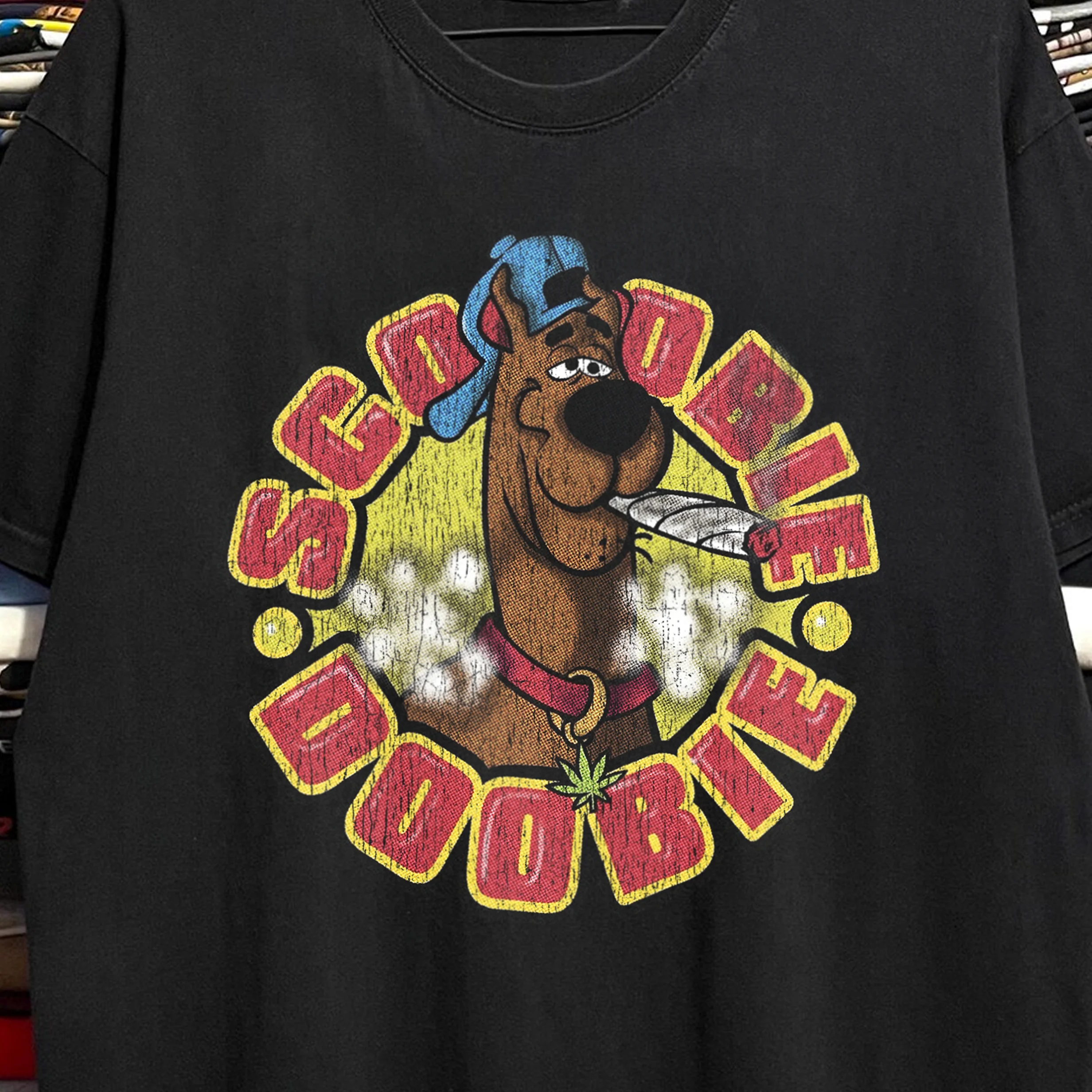Scoobie Doobie Washed White Parody Tee - Image 4