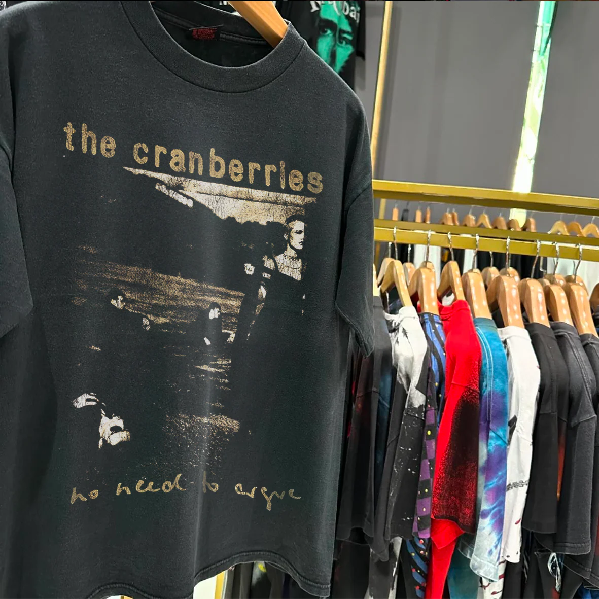 The Cranberries - No Need To Argue 1995 World Tour - Black Washed T -Shirt - Image 7